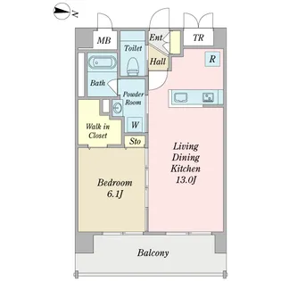 via lattea【4階】の間取り