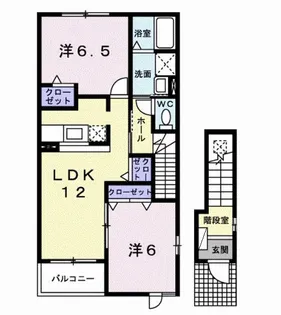 千葉県茂原市早野【アパート】の間取り