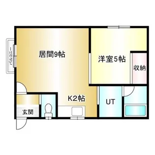 M・KハイツB【2階】の間取り