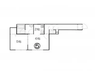 キートス美園【2階】の間取り
