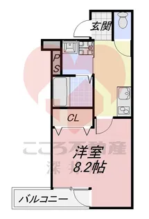 フジパレス鳳中町I番館【1階】の間取り