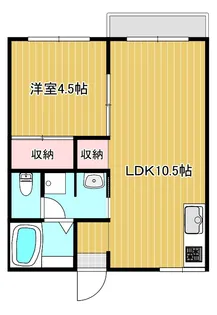 コーポ朝日【2階】の間取り