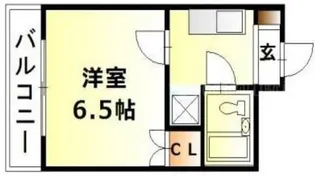 レナジア中納言【3階】の間取り