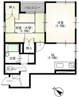 エクセリア本郷【2階】の間取り