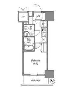 オーパスホームズ南行徳【9階】の間取り