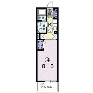 シャンス・ガーデン【3階】の間取り