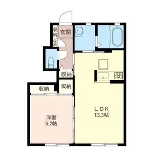 グリーンレジデンス【1階】の間取り