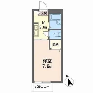 セフィラS【2階】の間取り