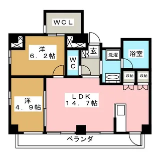 Verdesian【10階】の間取り