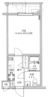 LUMEED飯田橋【ルミード飯田橋】【3階】の間取り