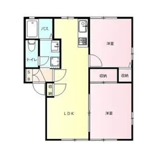 VERDE B【2階】の間取り