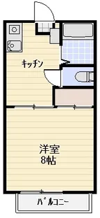 ラ・メゾン・ローズ【2階】の間取り