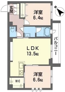 トリシューラ タキザカ【2階】の間取り