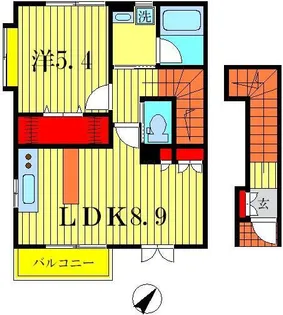 エコーハイムII【2階】の間取り