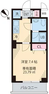 南海サザンコート行徳【2階】の間取り
