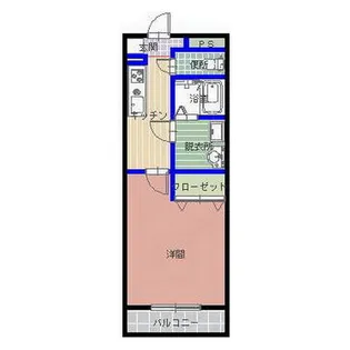 マリーズコート【1階】の間取り