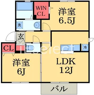 リヴェール【2階】の間取り