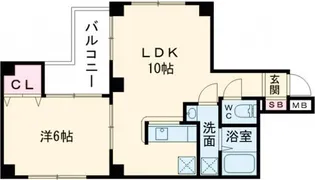 パークT ホームズザビエル【9階】の間取り