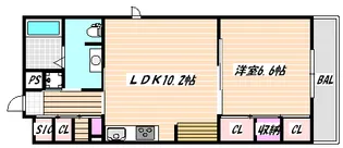 千葉県市川市田尻2【マンション】の間取り