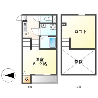アーク東海通【2階】の間取り