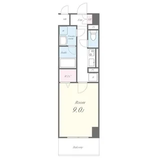 パルファン ドゥ ジョア【1階】の間取り