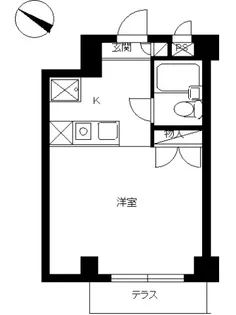 スカイコート大倉山【1階】の間取り