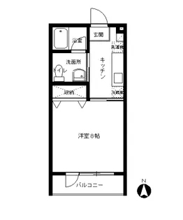 マンションSAN・SAN【2階】の間取り