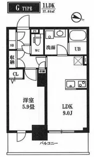 PEAKS神田【11階】の間取り