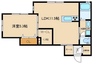 ウィステリア【1階】の間取り