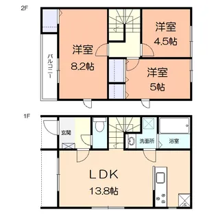 グランポタジェAの間取り