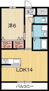 高知県高知市南川添【マンション】の間取り