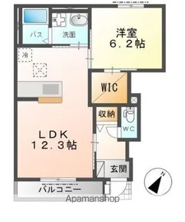 カリーノミラドール(CarinoMirador)【1階】の間取り