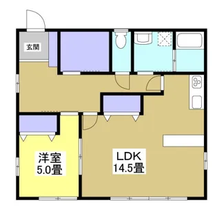 野中アパート【1階】の間取り