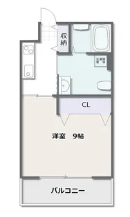 シャルム パティオB棟【1階】の間取り