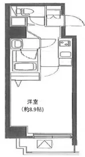 ガリシアヒルズ六本木【13階】の間取り