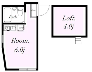 ユナイト山手ルベール【2階】の間取り