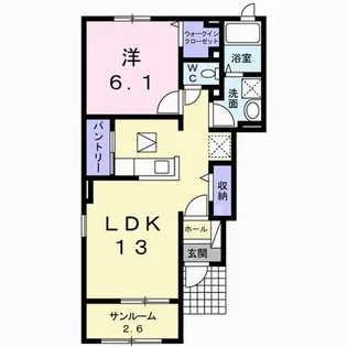 VITA DOLCE【1階】の間取り