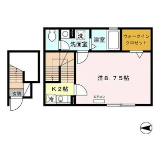 ボナール【2階】の間取り