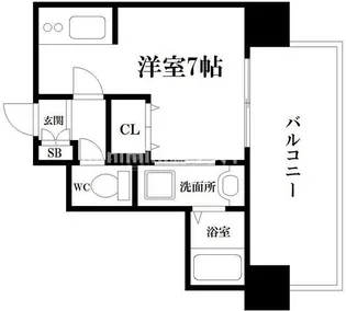 ドゥーエ森ノ宮【5階】の間取り
