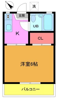 ハピネスハイム【2階】の間取り