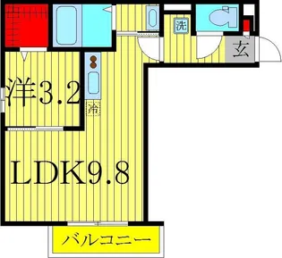 エクシト柏【1階】の間取り