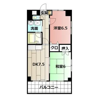 メゾンドプラムII【2階】の間取り