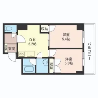 銅政ビル【7階】の間取り