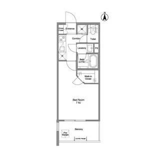 コンフォリア木場親水公園【7階】の間取り