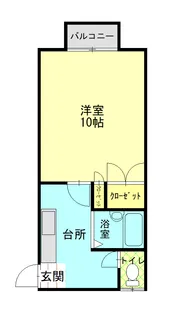 グリーンハイム【1階】の間取り