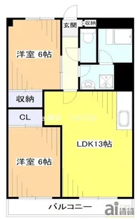 東京都東村山市本町2【マンション】の間取り