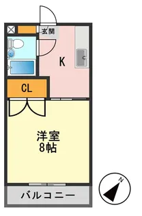 東京都江戸川区南小岩4【マンション】の間取り