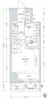 東京都江東区木場2【マンション】の間取り