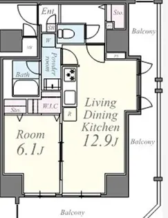 東京都文京区大塚3【マンション】の間取り