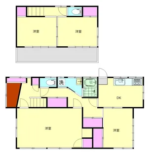 神奈川県南足柄市竹松【一戸建】の間取り